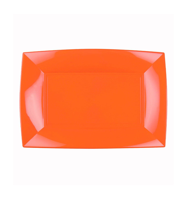 Plastiktablett Orange Nice PP 280x190mm (12 Stück) Plastiktablett Orange Nice PP 280x190mm (12 Stück)