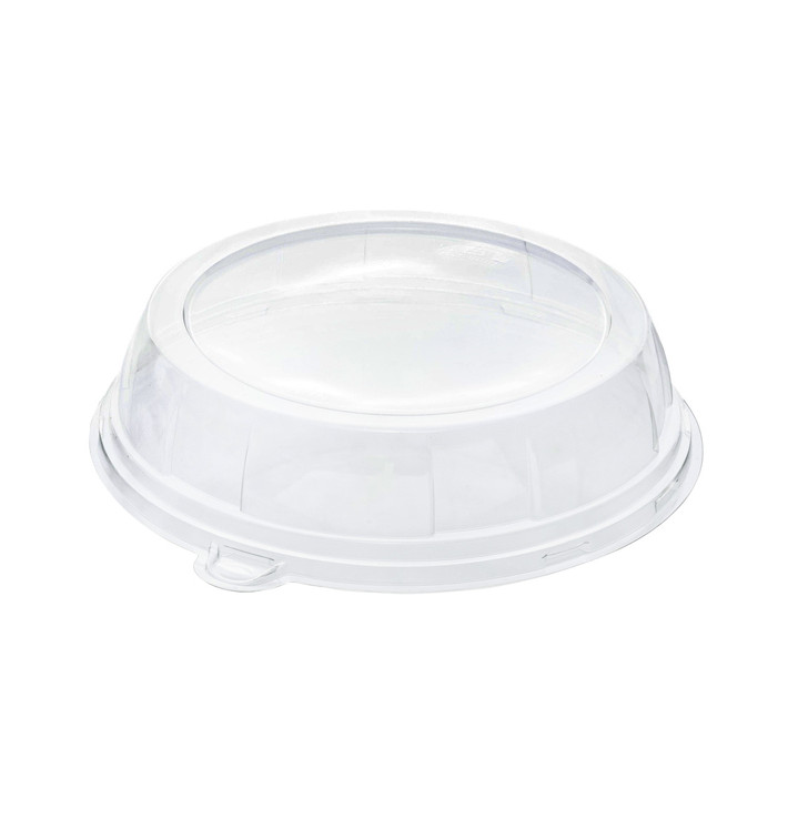 Plastikdeckel Transparent für Servierplatten rund 40x8m (5 Stück) Plastikdeckel Transparent für Servierplatten rund 40x8m (5 Stück)
