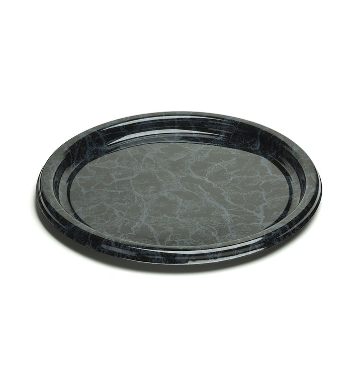Plastikteller rund marmor 26cm (250 Stück) Plastikteller rund marmor 26cm (250 Stück)