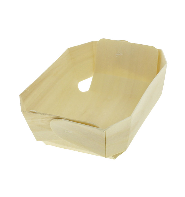 Holz Backform 14,0x9,5x5,0cm (50 Stück) Holz Backform 14,0x9,5x5,0cm (50 Stück)