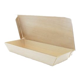 Deckel aus Holz 15,5x8,5cm (100 Stück)