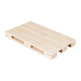 Holztablett Mini Paletten aus Holz 30x20x2cm (20 Stück)