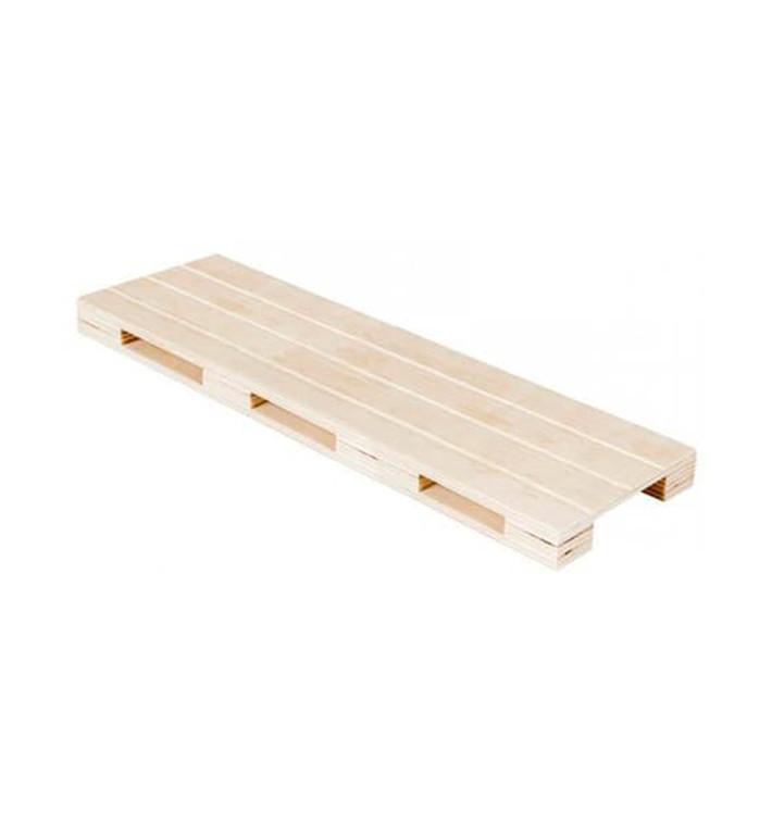 Holztablett Mini Paletten aus Holz 40x15x2cm (1 Stück)