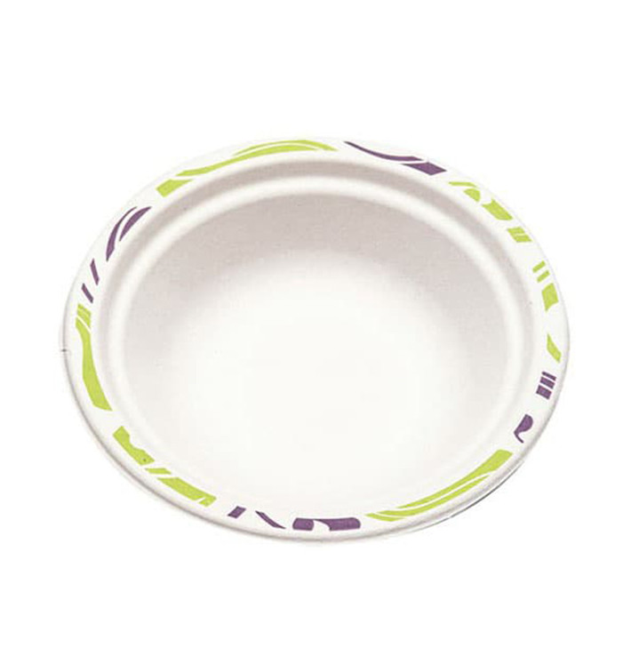 Pappschale Chinet mit Randverzierung 340ml Weiß BiColor Ø16cm (1.120 Stück) Pappschale Chinet mit Randverzierung 340ml Weiß BiColor Ø16cm (1.120 Stück)