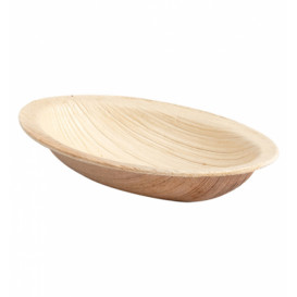 Oval Palmblattschale 9x6x1,5cm (25 Stück)