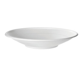 Schüssel Zuckerrohr Bagasse Noodle Weiß 470ml (50 Stück)