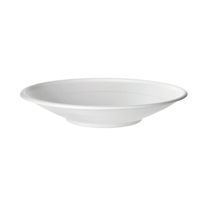 Schüssel Zuckerrohr Bagasse Noodle Weiß 470ml (50 Stück) Schüssel Zuckerrohr Bagasse Noodle Weiß 470ml (50 Stück)