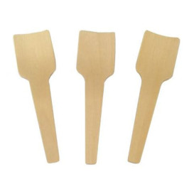 Kleiner Holzlöffel für Dessert 70mm (2000 Stück)