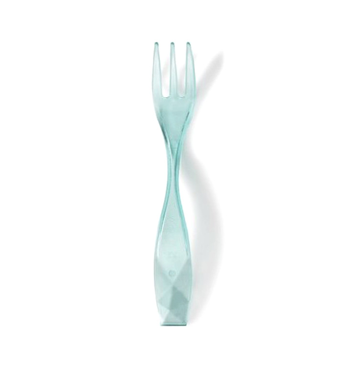Mini-Serviergabel "Charme" Water Green 10cm (600 Stück) Mini-Serviergabel "Charme" Water Green 10cm (600 Stück)