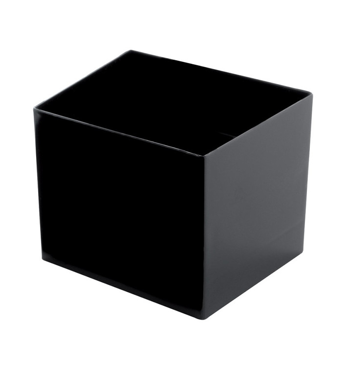 Plastikschüssel "Cube" Schwarz 60 ml (15 Stück) Plastikschüssel "Cube" Schwarz 60 ml (15 Stück)