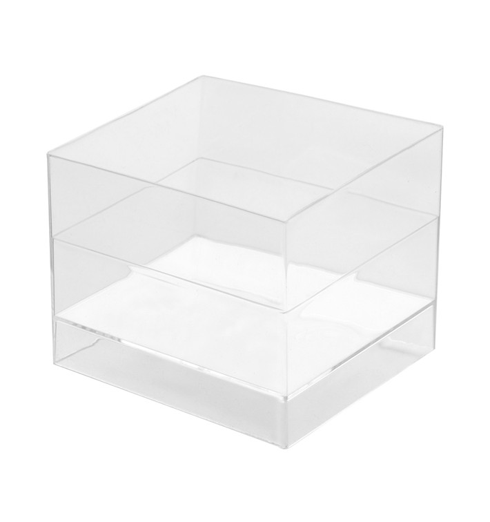 Plastikschüssel "Cube" Transparent 60 ml (240 Stück) Plastikschüssel "Cube" Transparent 60 ml (240 Stück)