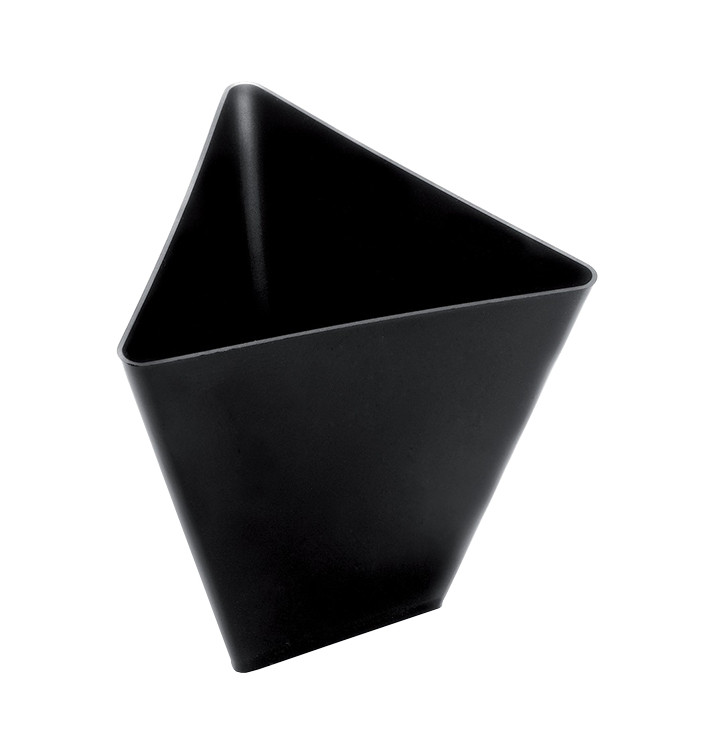 Plastikschüssel "Triangle" Schwarz 70 ml (500 Stück)