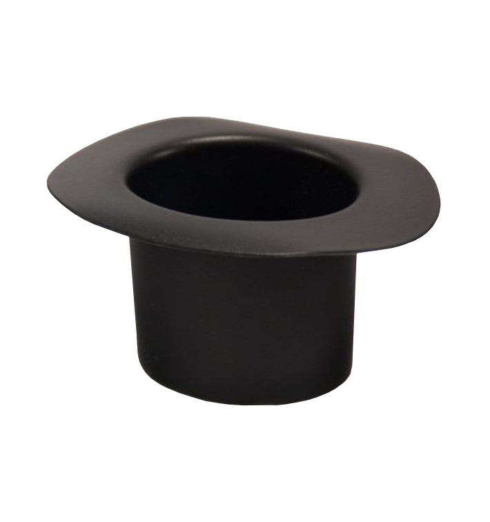Servierbecher "Hut" Schwarz PP 60ml (144 Stück) Servierbecher "Hut" Schwarz PP 60ml (144 Stück)