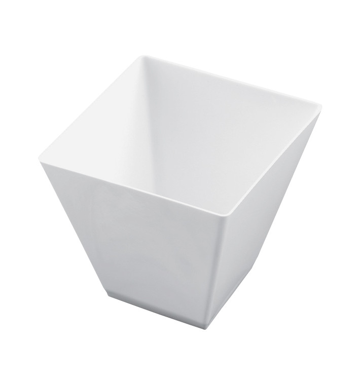 Fingerfood-Becher "Rombo" weiß 95 ml (25 Stück) Fingerfood-Becher "Rombo" weiß 95 ml (25 Stück)