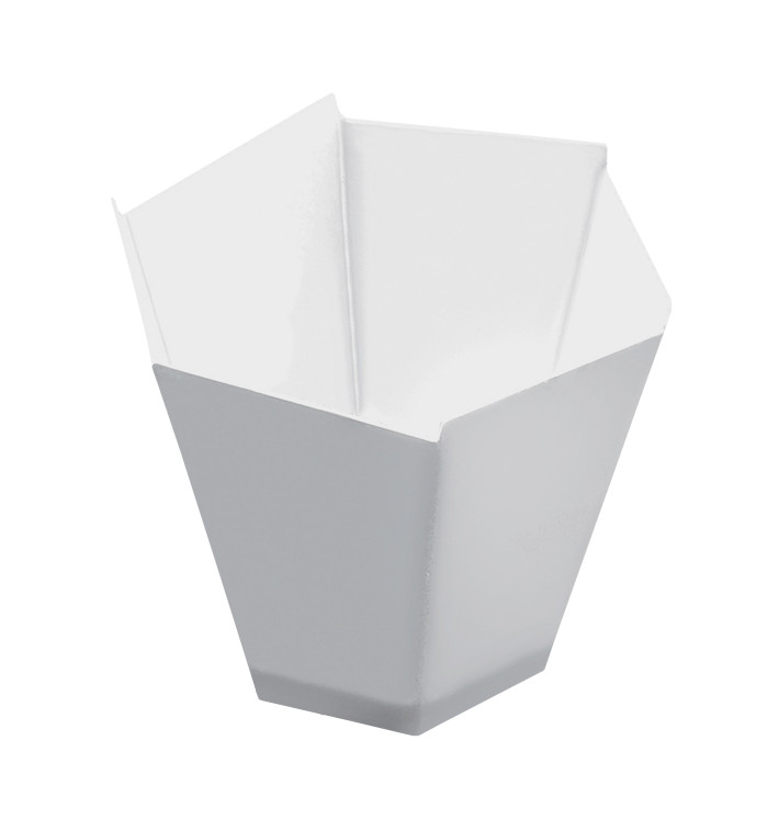 Fingerfood-Becher "Gardenia" weiß 100 ml (500 Stück) Fingerfood-Becher "Gardenia" weiß 100 ml (500 Stück)