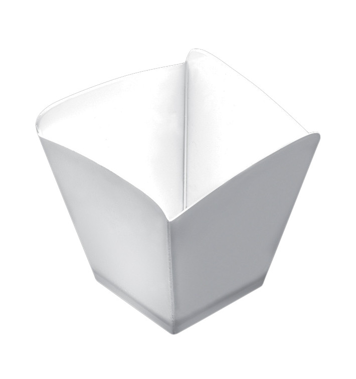 Fingerfood-Becher "Onda" weiß 100 ml (25 Stück) Fingerfood-Becher "Onda" weiß 100 ml (25 Stück)