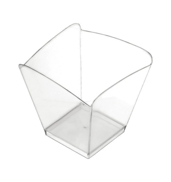 Fingerfood-Becher "Onda" Transparent 100 ml (25 Stück) Fingerfood-Becher "Onda" Transparent 100 ml (25 Stück)