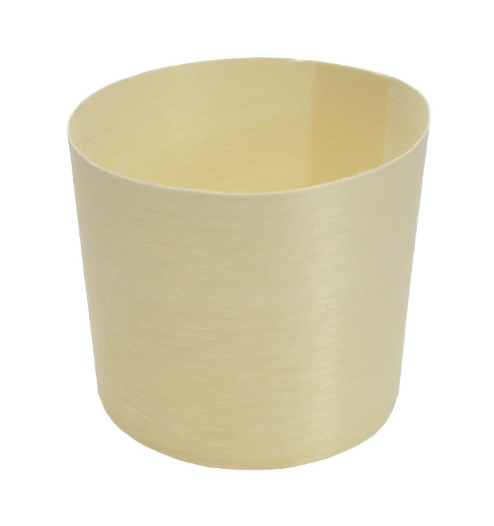 Dessertbecher aus Holz 1oz/30ml 6x6cm (50 Stück) Dessertbecher aus Holz 1oz/30ml 6x6cm (50 Stück)