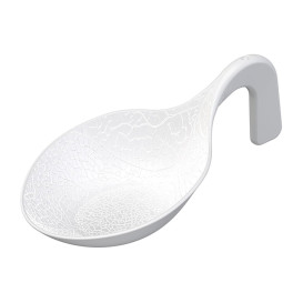 Häppchen-Löffel PS "Clorofilla" weiß 9,8cm (30 Stück)