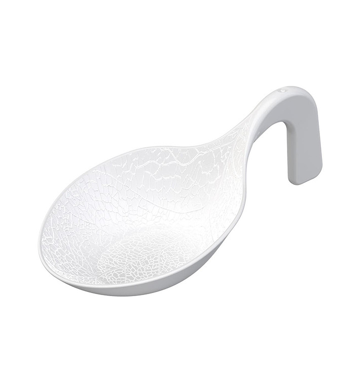 Häppchen-Löffel PS "Clorofilla" weiß 9,8cm (30 Stück) Häppchen-Löffel PS "Clorofilla" weiß 9,8cm (30 Stück)