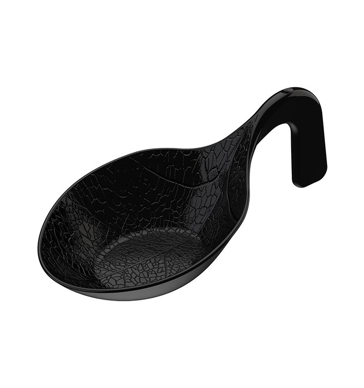 Häppchen-Löffel PS "Clorofilla" Schwarz 9,8cm (30 Stück) Häppchen-Löffel PS "Clorofilla" Schwarz 9,8cm (30 Stück)