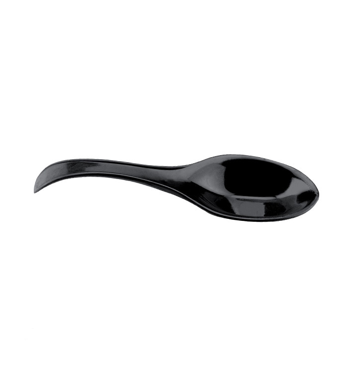 Plastiklöffel "Single-Dose" Schwarz 120 mm (600 Stück) Plastiklöffel "Single-Dose" Schwarz 120 mm (600 Stück)