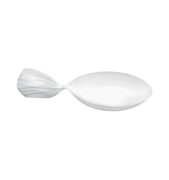 Plastiklöffel "Fisch" weiß 120 mm (600 Stück) Plastiklöffel "Fisch" weiß 120 mm (600 Stück)