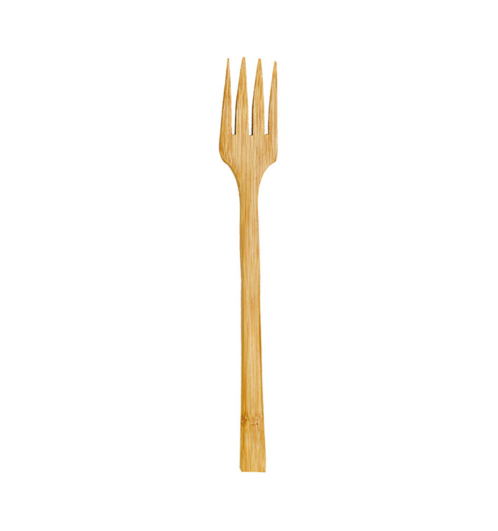 Gabel aus Bambus 16cm (50 Stück) Gabel aus Bambus 16cm (50 Stück)