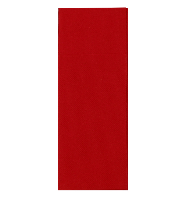 Bestecktaschen Rot 32x40cm (30 Stück)