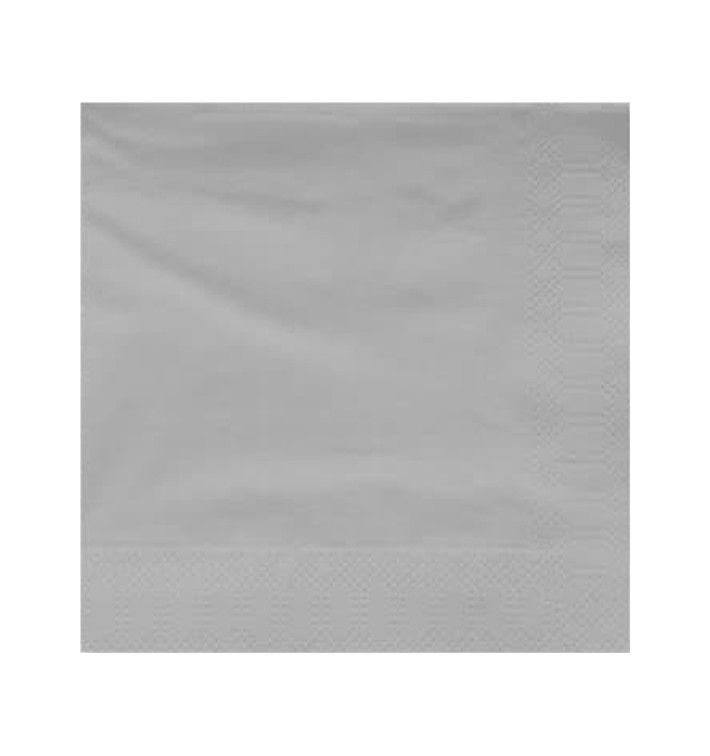 Papierservietten Grau 2L 20x20cm (100 Stück) Papierservietten Grau 2L 20x20cm (100 Stück)