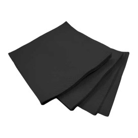 Papierservietten "Cocktail" schwarz 20x20cm (2400 Stück)