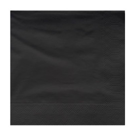 Papierservietten Schwarz 2L 25x25cm (200 Stück)