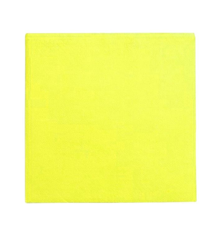 Papierservietten "Cocktail" Gelb 25x25cm (50 Stück) Papierservietten "Cocktail" Gelb 25x25cm (50 Stück)