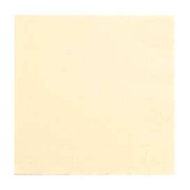 Papierservietten "Cocktail" Creme 25x25cm (50 Stück)