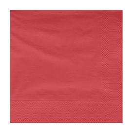 Papierservietten Rot 2L 30x30cm (100 Stück)
