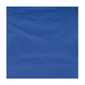 Papierservietten Blau 2L 30x30cm (100 Stück)