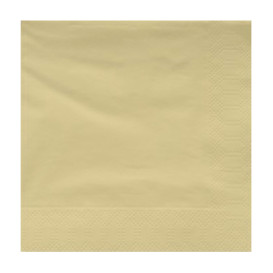 Papierservietten Creme 2L 30x30cm (100 Stück)