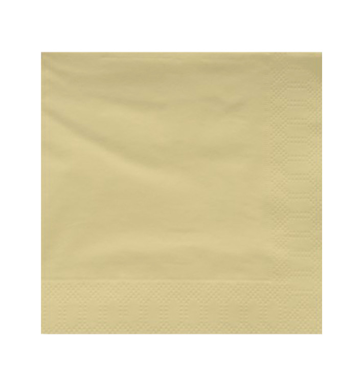 Papierservietten Creme 2L 25x25cm (4500 Stück)