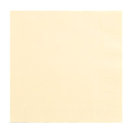 Papierservietten Creme 2L 33x33cm (50 Stück)