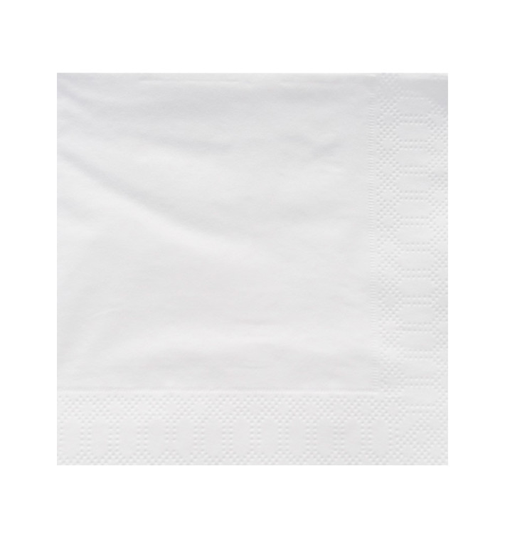 Papierservietten weiß 40x40cm 2-lagig (2400 Stück) Papierservietten weiß 40x40cm 2-lagig (2400 Stück)