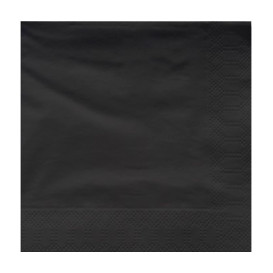 Papierservietten Schwarz 2L 40x40cm (50 Stück)