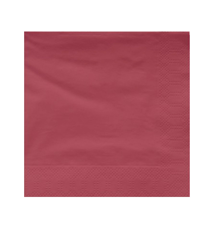 Papierservietten 2L Bourdeaux 40x40cm (50 Stück)