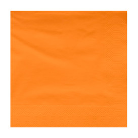 Papierservietten Orange 2L 40x40cm (50 Stück)