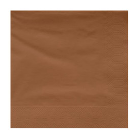 Papierservietten Braun 2L 40x40cm (50 Stück)