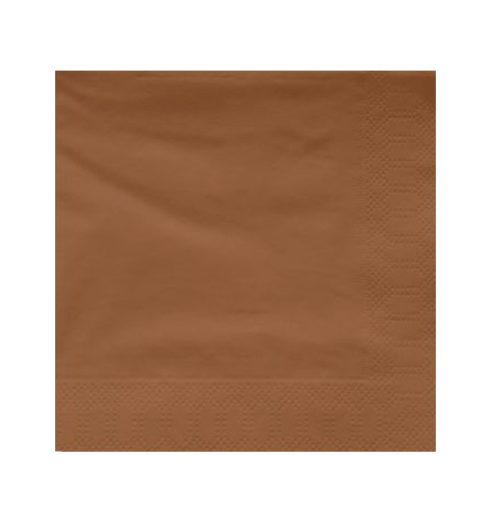 Papierservietten Braun 2L 40x40cm (50 Stück) Papierservietten Braun 2L 40x40cm (50 Stück)
