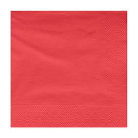 Papierservietten Rot 2L 40x40cm (50 Stück)