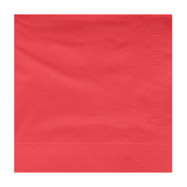 Papierservietten Rot 2L 40x40cm (50 Stück)