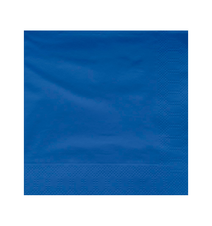Papierservietten Blau 2L 40x40cm (1200 Stück) Papierservietten Blau 2L 40x40cm (1200 Stück)