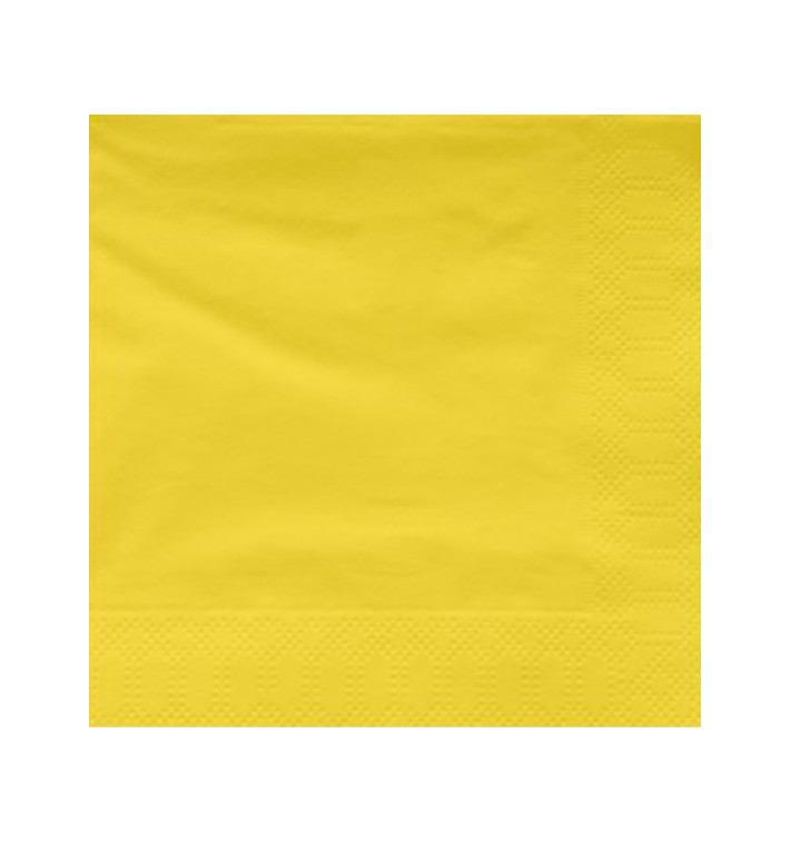 Papierservietten Gelb 2L 40x40cm (50 Stück) Papierservietten Gelb 2L 40x40cm (50 Stück)