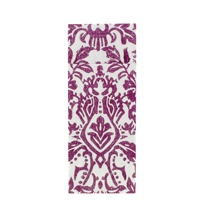 Bestecktaschen Airlaid "Versalles" Violett 32x40cm 55g/m² (800 Stück) Bestecktaschen Airlaid "Versalles" Violett 32x40cm 55g/m² (800 Stück)